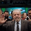 Brazil's former president (2003-2011) Luiz Inacio Lula da Silva waves during the second congress of the IndustriALL Global Union in Rio de Janeiro, Brazil on October 4, 2016.
IndustriALL Global Union represents workers in the mining, energy and manufacturing sectors in 140 countries around the world. / AFP / YASUYOSHI CHIBA        (Photo credit should read YASUYOSHI CHIBA/AFP/Getty Images)