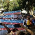 Protesto contra Orlando Diniz na Zona Sul do Rio.