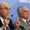 Brasília - Ministro da Fazenda, Henrique Meirelles, e o presidente Michel Temer durante anuncio do pacote de medidas econômicas (Beto Barata/PR)