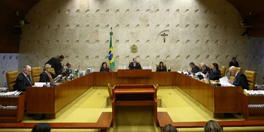 Sessão plenária do STF em Brasília, no dia 24 de outubro.