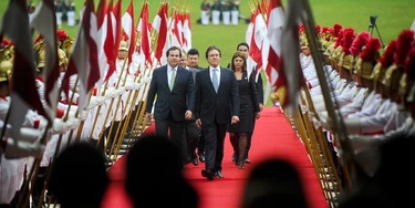 Presidente do Senado Federal, senador Eunício Oliveira (PMDB-CE), e
presidente da Câmara dos Deputados, deputado Rodrigo Maia (DEM-RJ), na abertura do ano legislativo