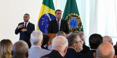 (Brasília - DF,18/07/2022) Encontro com chefes de missão diplomática.Foto: Clauber Cleber Caetano/PR