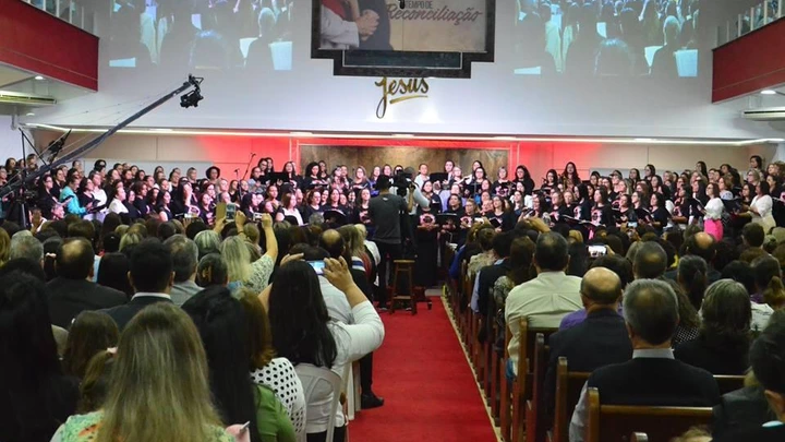 Congresso na Assembleia de Deus de Blumenau em 2017.