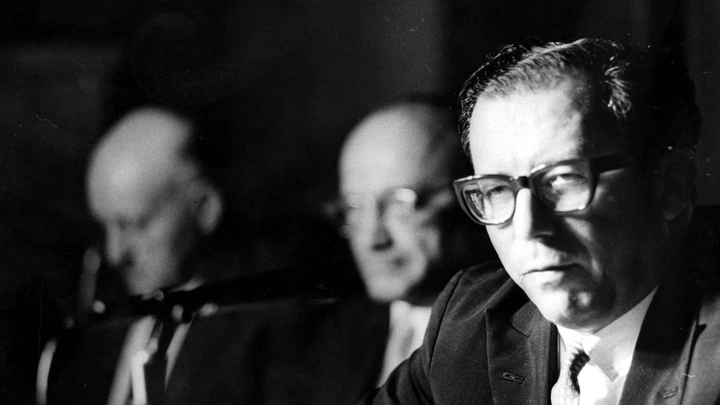 O economista e diplomata Roberto Campos em 1966.