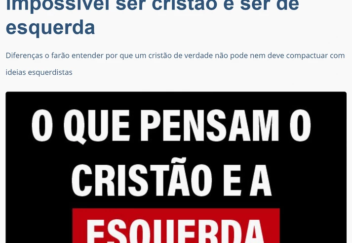 Diziam que eu não era cristão de verdade': os evangélicos que mudaram de  igreja por causa do bolsonarismo - BBC News Brasil