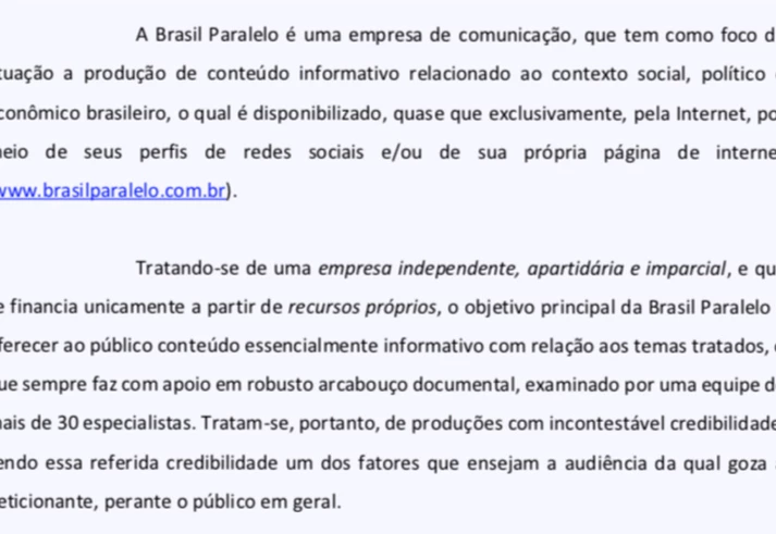Brasil Paralelo lança ofensiva judicial para calar críticos e reescrever a própria história