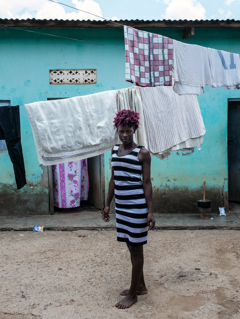 Tracy Atim, a sex worker who says family planning is important on March 27, 2018 in Gulu, Uganda.