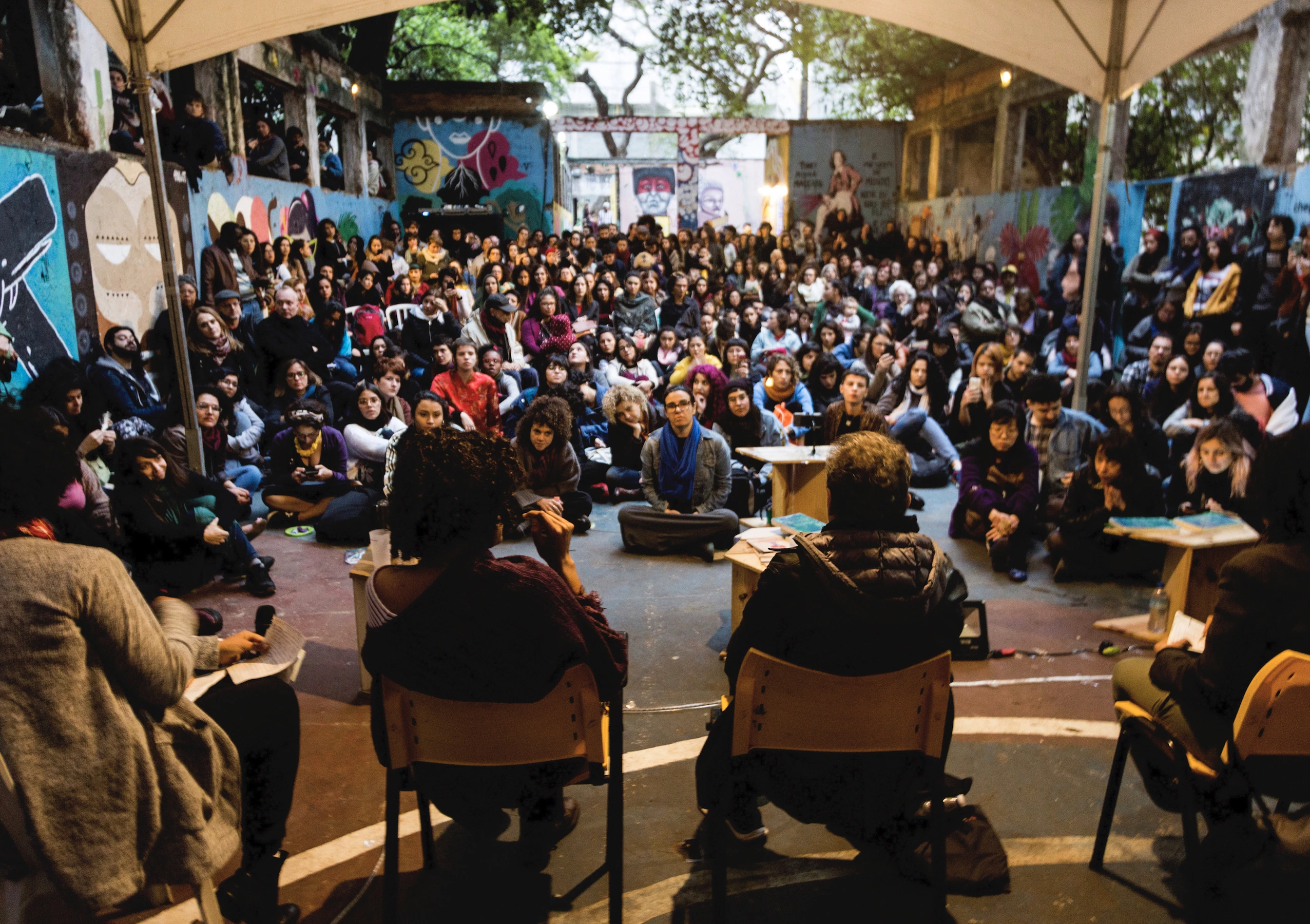 Silvia Federici na Ocupação 9 de Julho.