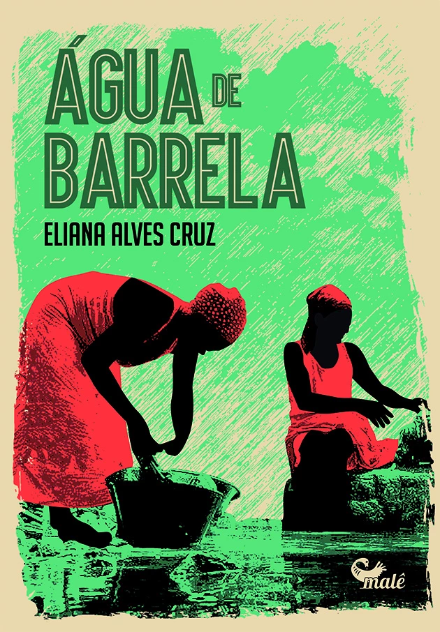 Capa de "Água de barrela", romance de Eliana Alves Cruz.