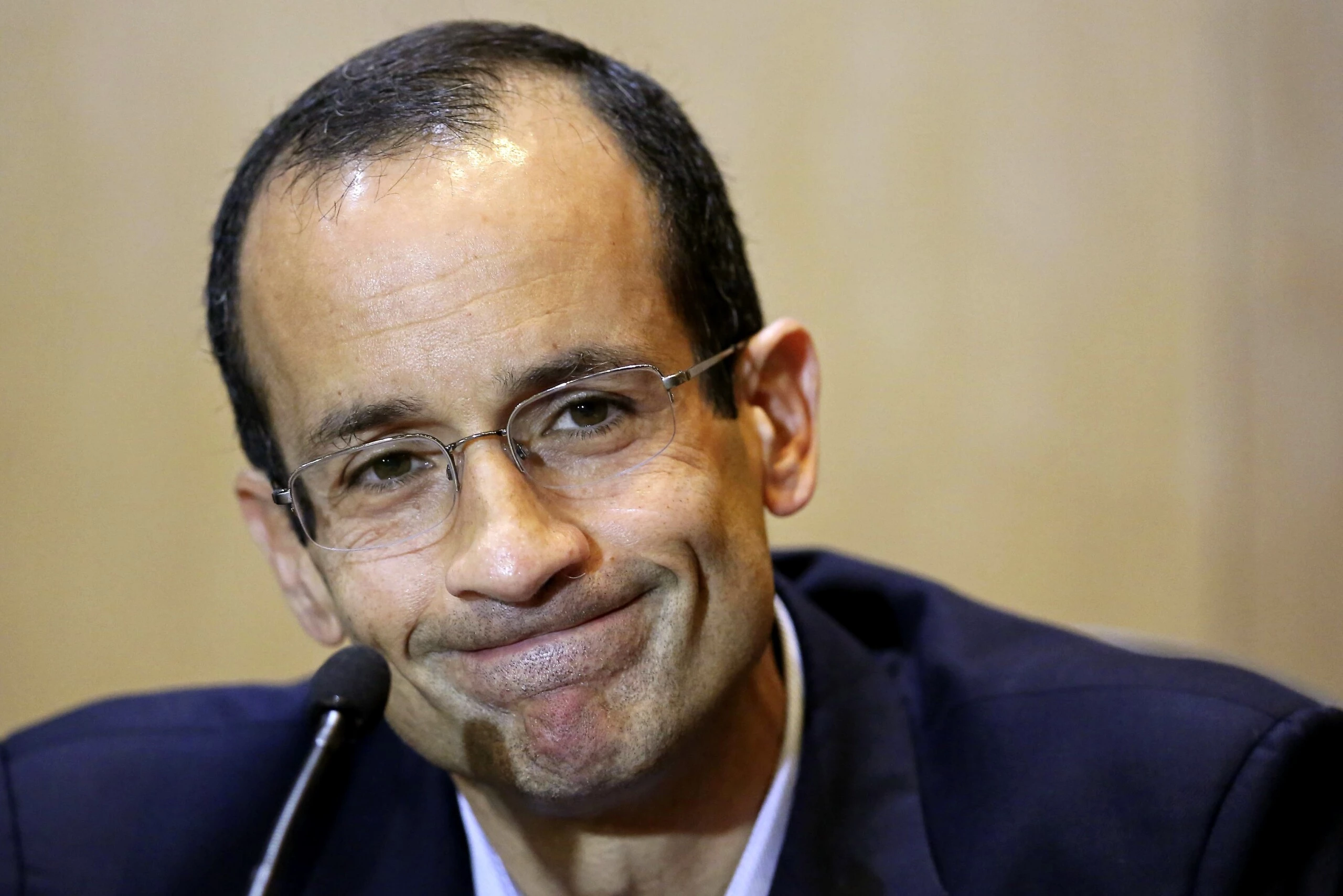 Brazil's construction giant Odebrecht president Marcelo Odebrecht gestures during a hearing of the parliamentary committee of the Petrobras investigation in the Federal Justice court, in Curitiba on September 1st, 2015. Odebrecht is accused of corruption, money laundering and criminal association within the framework of the Lava Jato operation.    AFP PHOTO / HEULER ANDREY        (Photo credit should read Heuler Andrey/AFP/Getty Images)