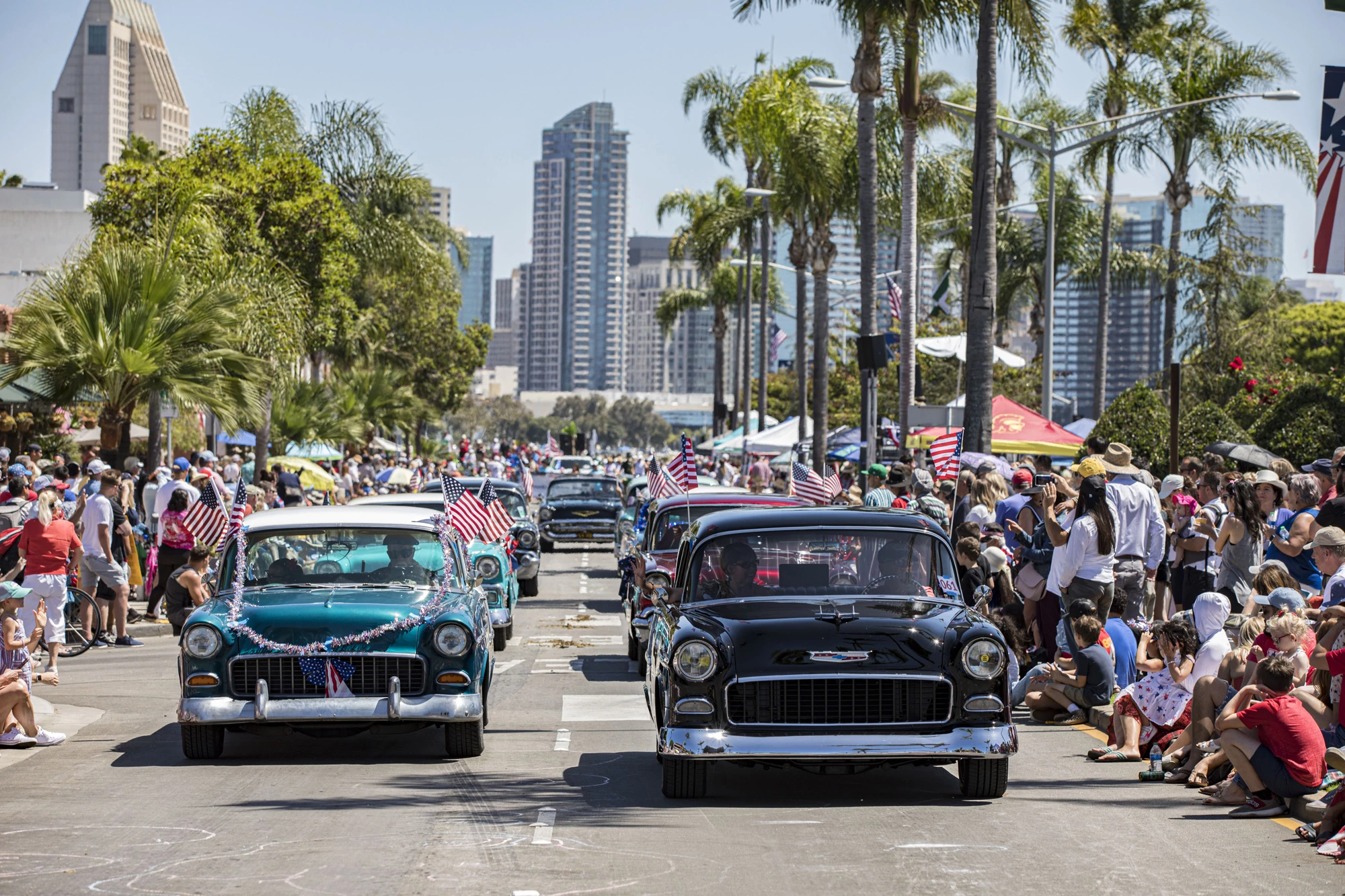 CORONADO, CALIFORNIA - JULY 04: General view of the atmosphere at the 73rd Anniversary 4th of July Parade on July 04, 2022 in Coronado, California. (Photo by Daniel Knighton/Getty Images)