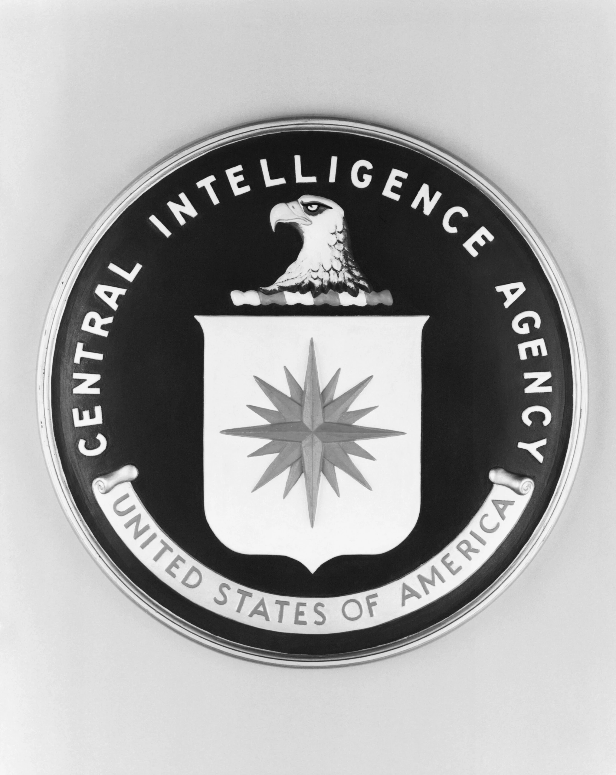 O selo oficial da CIA em 1974. 
