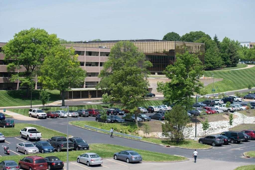 Edifício no campus da sede da Monsanto, em St. Louis, em 23 de maio de 2016.