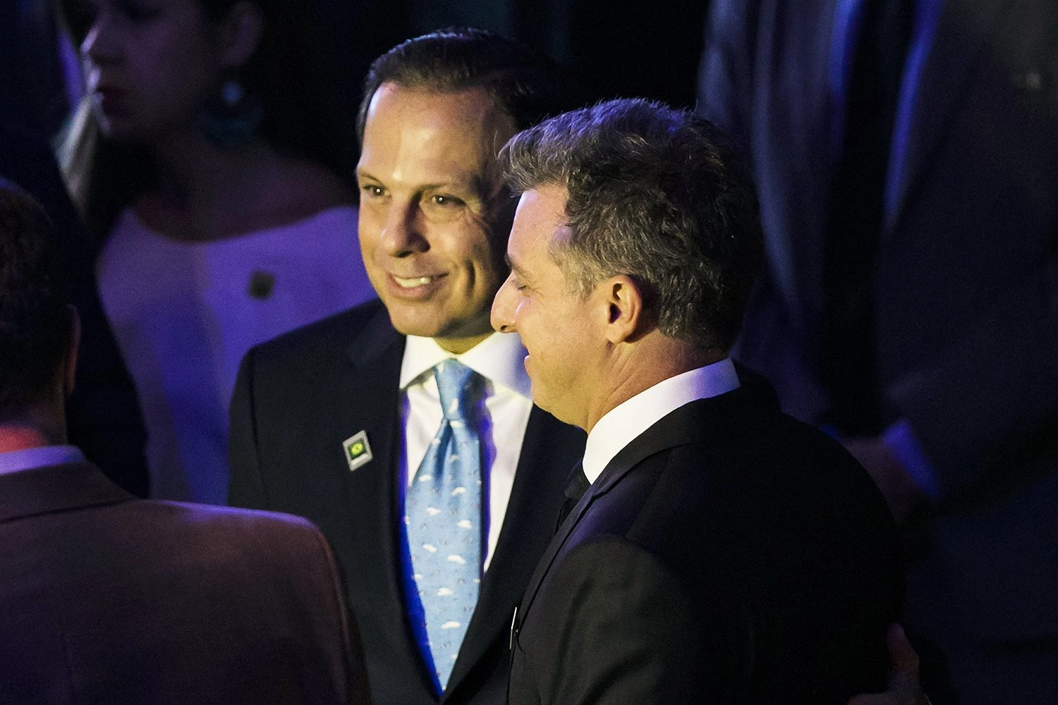  João Doria e Luciano Huck  -  Cerimônia das premiações ''Os Brasileiros do Ano 2017'' e ''Os Empreendedores do Ano 2017'', das revistas ISTOÉ e ISTOÉ Dinheiro (Editoria Três), realizado no Tom Brasil, na zona sul de São Paulo (SP), na noite desta terça-feira (05). 