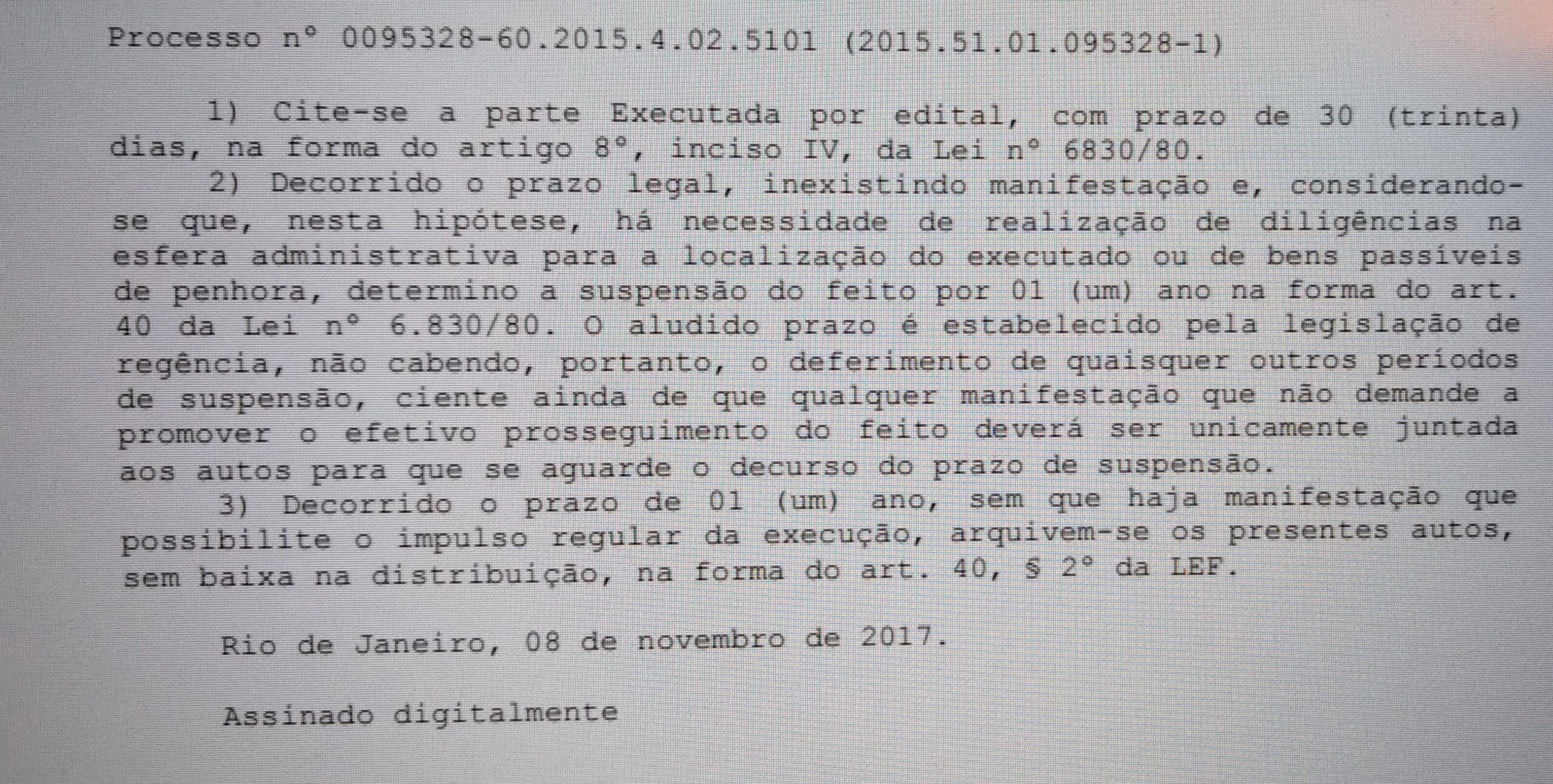 Documento da Justiça Federal mostra que ex-vereador não foi localizado em processo por sonegação de impostos