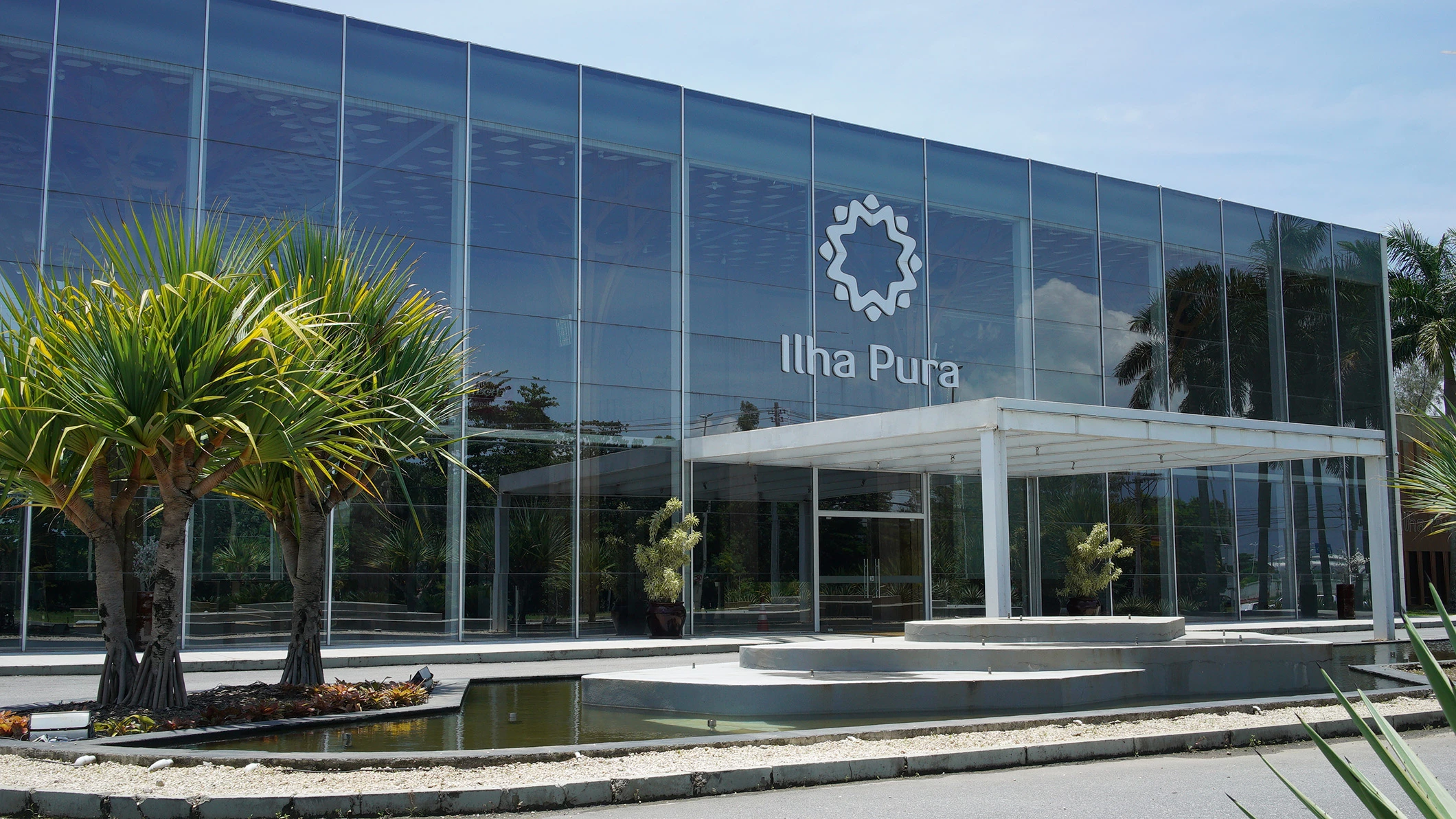 Estande do condomínio Ilha Pura, que serviu de vila dos atletas na Rio 2016
