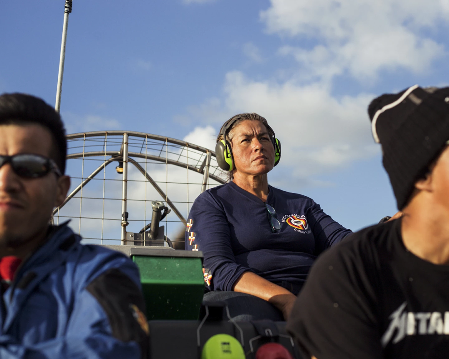 Betty Osceola during her tribe's bi-yearly survey of the everglades in the Tamiami Trail Reservation, Water Conservation Area 3-A, in Miami-Dade County, Fla., on Oct. 12th, 2016.