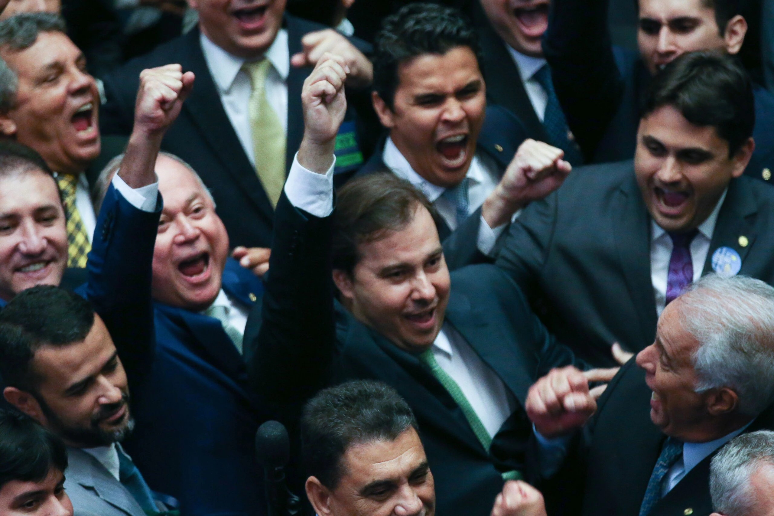 Brasília - O deputado Rodrigo Maia é reeleito para a presidência da Câmara dos Deputados (Fábio rodrigues Pozzebom/Agência Brasil)