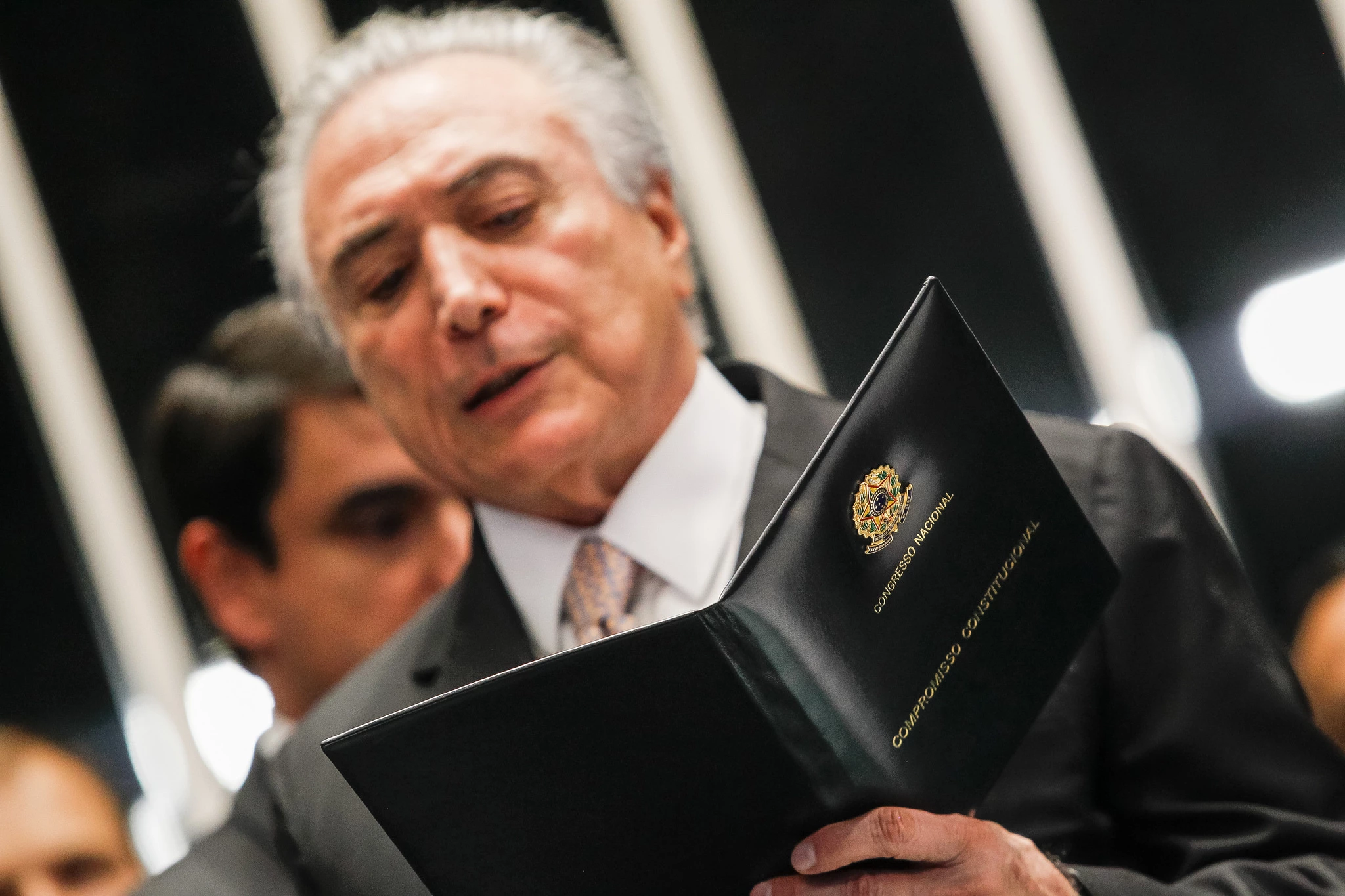 Presidente Michel Temer durante sua posse no Senado Federal.(Brasília - DF, 31/08/2016)Foto: Beto Barata/PR