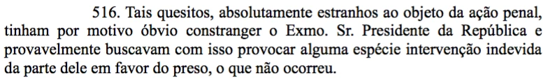 Trecho de sentença de condenação de Eduardo Cunha