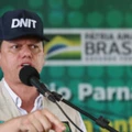 Tarcísio de Freitas, então ministro da Infraestrutura, em inauguração de ponte no Piauí em 2021.