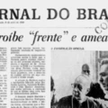 Reprodução da capa do Jornal do Brasil de 6 de abril de 1968