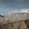Turbinas do Parque Eólico de San Gorgonio Pass, na Califórnia, em setembro de 2017.