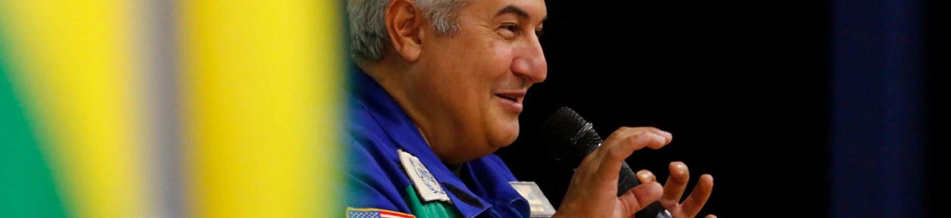Marcos Pontes participa do 1º Congresso Aeroespacial Brasileiro na UniAmérica-Centro Universitário em Foz do Iguaçu, no Paraná, no dia 2 de novembro. Marcos Pontes participa do 1º Congresso Aeroespacial Brasileiro na UniAmérica-Centro Universitário em Foz do Iguaçu, no Paraná, no dia 2 de novembro.