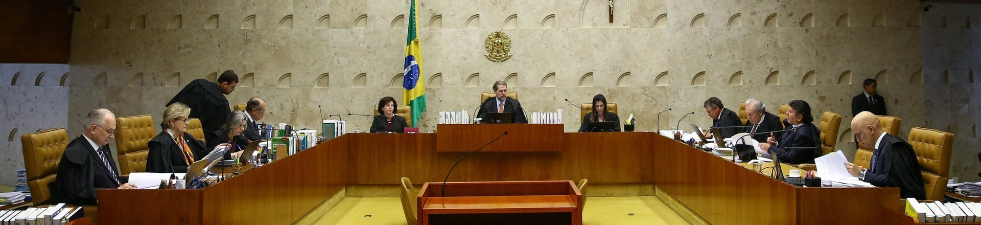 Sessão plenária do STF em Brasília, no dia 24 de outubro. Sessão plenária do STF em Brasília, no dia 24 de outubro.