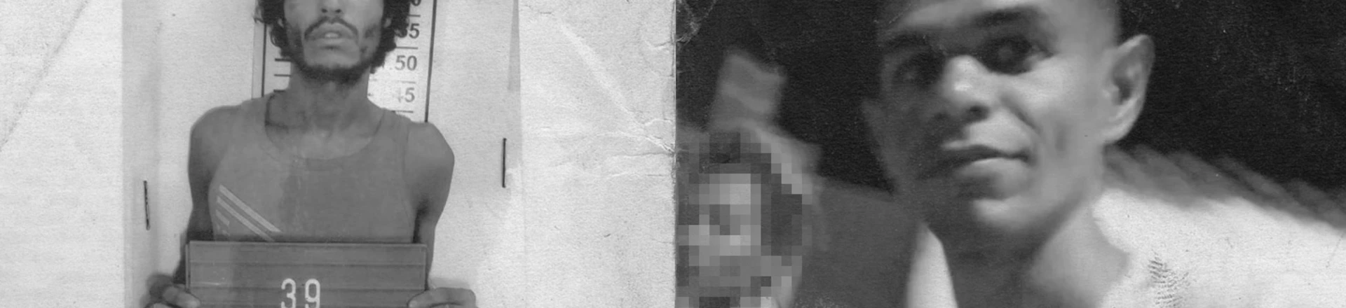 À esquerda o homem com quem Nelson, na foto à direita, foi confundido. À esquerda o homem com quem Nelson, na foto à direita, foi confundido.