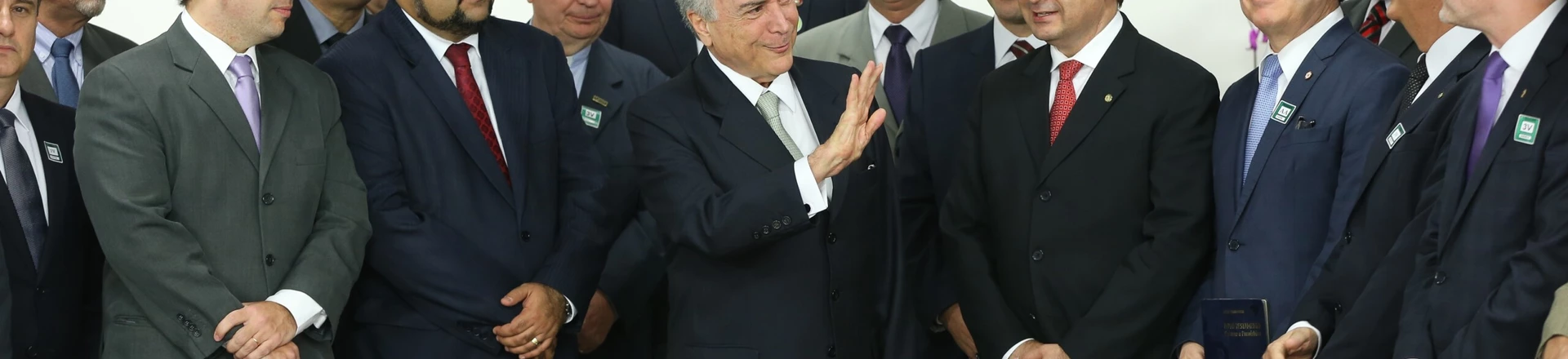 Brasília- DF 16-06-2016     Presidente interino, Michel Temer com parlamentares, evangelicos e jurista. Foto Lula Marques/Agência PT