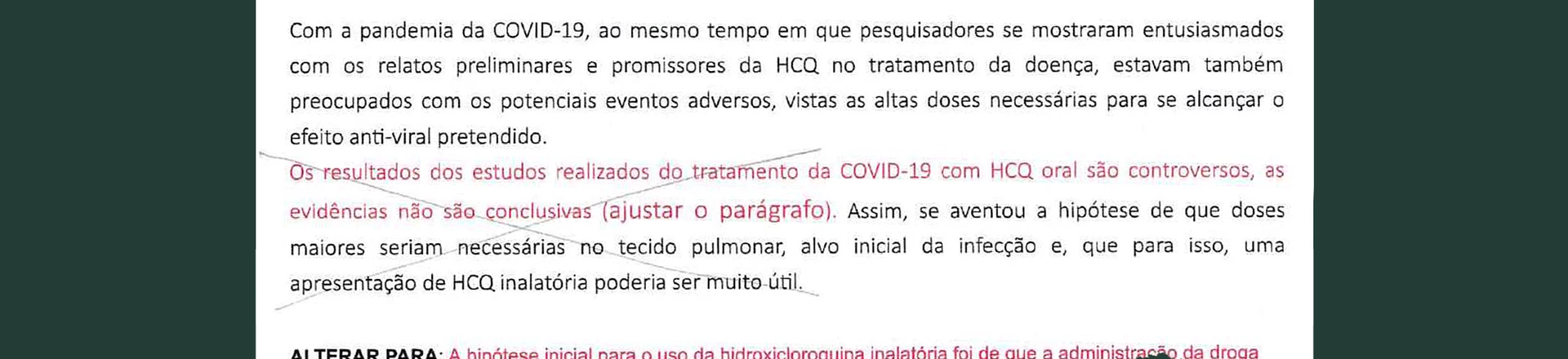 Presidente do CFM editou resolução para esconder falta de evidências sobre cloroquina inalatória Presidente do CFM editou resolução para esconder falta de evidências sobre cloroquina inalatória