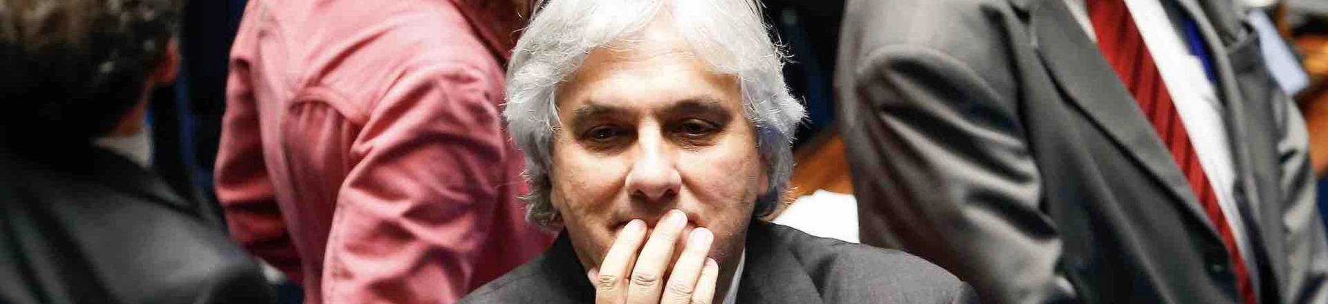 Delcídio em 2016, quando era líder do governo petista no Senado Delcídio em 2016, quando era líder do governo petista no Senado