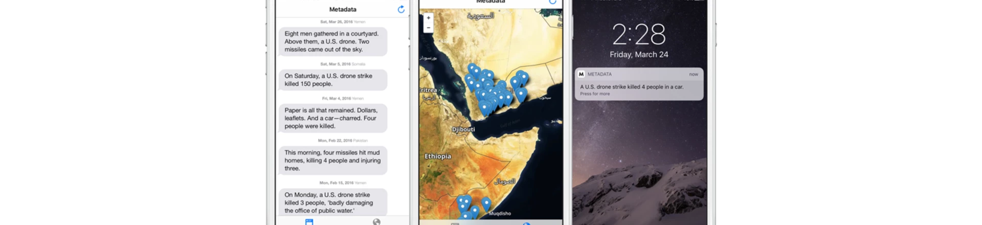 Após 12 rejeições, Apple aceita aplicativo que rastreia ataques de drones dos EUA Após 12 rejeições, Apple aceita aplicativo que rastreia ataques de drones dos EUA