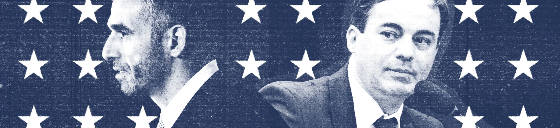 O ex-agente do FBI George Piro, à esquerda, virou garoto propaganda do candidato ao governo do Ceará Capitão Wagner, à direita. O ex-agente do FBI George Piro, à esquerda, virou garoto propaganda do candidato ao governo do Ceará Capitão Wagner, à direita.