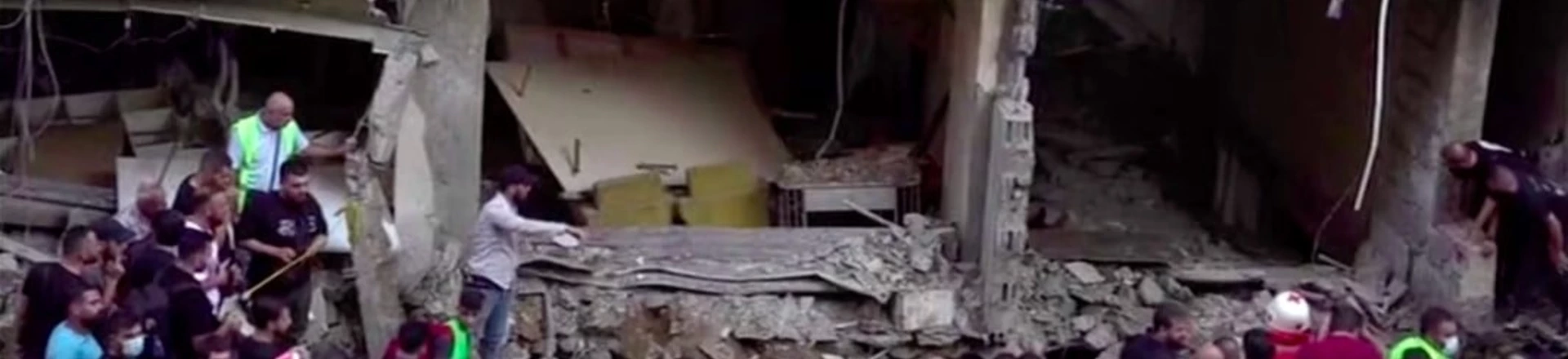 Ataque de Israel em Beirute, no Líbano, destrói edifícios residenciais. 20/09/2024. Ataque de Israel em Beirute, no Líbano, destrói edifícios residenciais. 20/09/2024.