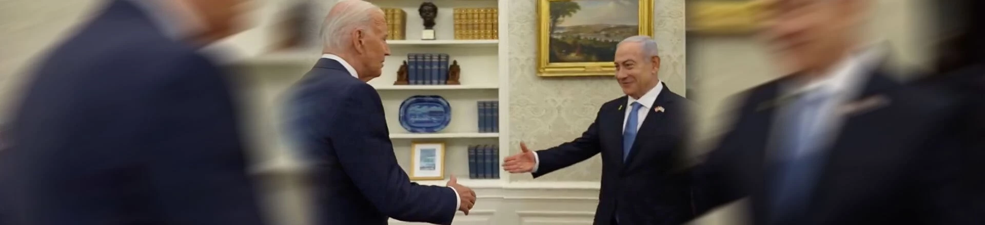 Joe Biden recebe Benjamin Netanyahu na Casa Branca Joe Biden recebe Benjamin Netanyahu na Casa Branca