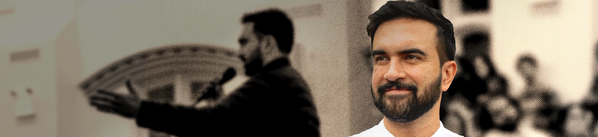 Zohran Mamdani, candidato à prefeitura de Nova York. Zohran Mamdani, candidato à prefeitura de Nova York.