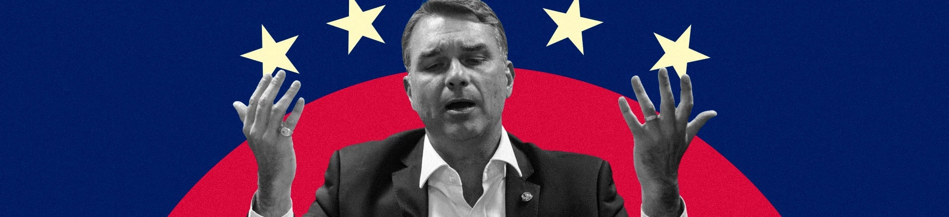 Flávio Bolsonaro apoia tarifaço de Trump e dá outro vexame nos Estados Unidos Flávio Bolsonaro apoia tarifaço de Trump e dá outro vexame nos Estados Unidos