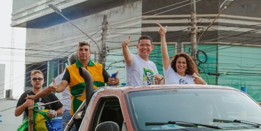 Eleitores pró-Bolsonaro fazem carreata em Porto Velho, Rondônia.