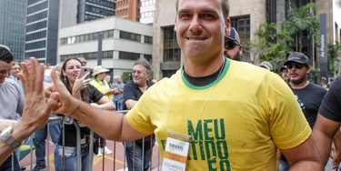 Eduardo Bolsonaro, filho do presidenciável Jair Bolsonaro.