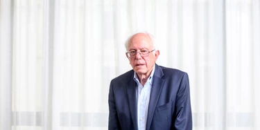 Washington, D.C. - September 20, 2017: Bernie Sanders talks about his foreign policy views in his office at the Dirksen Senate Building in Washington D.C. Wednesday, Sept. 20, 2017.CREDIT: Matt Roth for the Intercept Washington, D.C. - September 20, 2017: Bernie Sanders talks about his foreign policy views in his office at the Dirksen Senate Building in Washington D.C. Wednesday, Sept. 20, 2017.CREDIT: Matt Roth for the Intercept