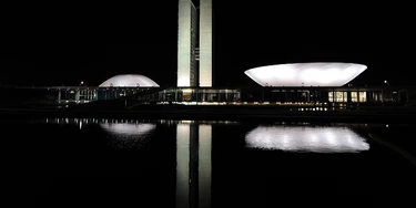 View of the Congress in Brasilia on September 5, 2013, two-day before Independence Day military parade which will be attended by Brazilian President Dilma Rousseff . Authorities tightened security with 4000 police officers, after social organizations and union workers call for a large demonstration against corruption. AFP PHOTO/VANDERLEI ALMEIDA        (Photo credit should read VANDERLEI ALMEIDA/AFP/Getty Images)