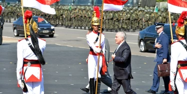 Presidente Michel Temer participa de cerimônia em homenagem ao Dia do Exército, em 19 de abril de 2017.  Presidente Michel Temer participa de cerimônia em homenagem ao Dia do Exército, em 19 de abril de 2017.