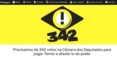 Campanha inovadora é lançada para pressionar o Congresso a depor Temer Campanha inovadora é lançada para pressionar o Congresso a depor Temer