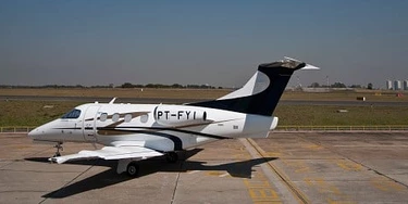 Embraer Phenom 100 models, sit at Embraer's plant in Sao Jose dos Campos, Brazil. The Phenom 100 is currently the largest selling business jet in the world. (Photo by Paulo Fridman/Corbis via Getty Images) Embraer Phenom 100 models, sit at Embraer's plant in Sao Jose dos Campos, Brazil. The Phenom 100 is currently the largest selling business jet in the world. (Photo by Paulo Fridman/Corbis via Getty Images)