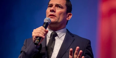 Sergio Moro, Minister of Justice and Public Security of Brazil, receives the Personality of the Year Award from the Retail Executive Summit at the Retail Trendes event in Expo Center Norte, near Sao Paulo, Brazil on Feb. 7, 2019. (Photo by Suamy Beydoun/AGIF/Sipa USA)(Sipa via AP Images) Sergio Moro, Minister of Justice and Public Security of Brazil, receives the Personality of the Year Award from the Retail Executive Summit at the Retail Trendes event in Expo Center Norte, near Sao Paulo, Brazil on Feb. 7, 2019. (Photo by Suamy Beydoun/AGIF/Sipa USA)(Sipa via AP Images)