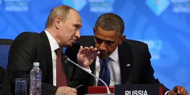 U.S. President Barack Obama, right, listens to Russia's President Vladimir Putin before the opening of the first plenary session of the G-20 Summit in Los Cabos, Mexico, Monday, June 18, 2012. (AP Photo/Andres Leighton) U.S. President Barack Obama, right, listens to Russia's President Vladimir Putin before the opening of the first plenary session of the G-20 Summit in Los Cabos, Mexico, Monday, June 18, 2012. (AP Photo/Andres Leighton)