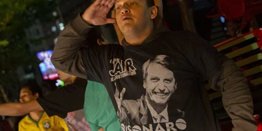 SP - Sao Paulo - 10/29/2018 - Victory commemoration of Jair Bolsonaro Sao Paulo - Voters go to the streets of Paulista Avenue in Sao Paulo to celebrate the victory of Jair Bolsonaro, PSL, in the second round of elections, he defeated Fernando Haddad of the PT by more than 55 percent of the valid votes, while the PT had 44.9 percent. Photo: Suamy Beydoun / AGIF (via AP) SP - Sao Paulo - 10/29/2018 - Victory commemoration of Jair Bolsonaro Sao Paulo - Voters go to the streets of Paulista Avenue in Sao Paulo to celebrate the victory of Jair Bolsonaro, PSL, in the second round of elections, he defeated Fernando Haddad of the PT by more than 55 percent of the valid votes, while the PT had 44.9 percent. Photo: Suamy Beydoun / AGIF (via AP)