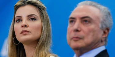 Brasília - DF 05/10/2016. Presidente Michel Temer e a Primeira-dama Marcela Temer durante cerimônia de Lançamento do Programa Criança Feliz. Foto: Beto Barata/PR Brasília - DF 05/10/2016. Presidente Michel Temer e a Primeira-dama Marcela Temer durante cerimônia de Lançamento do Programa Criança Feliz. Foto: Beto Barata/PR